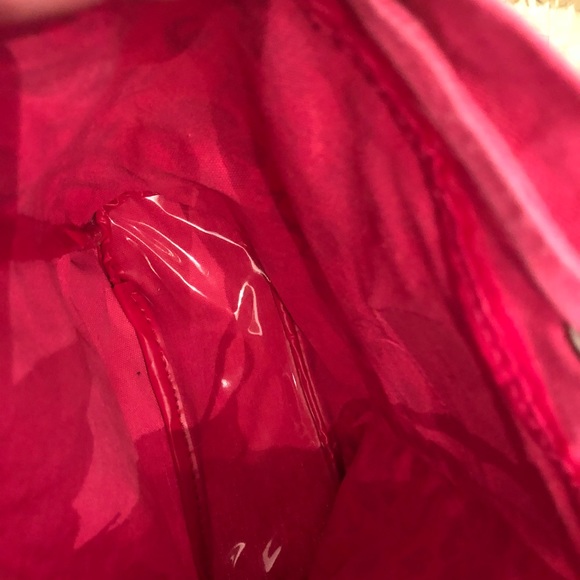 Girl’s pink tropical pattern beach backpack - Picture 3 of 7